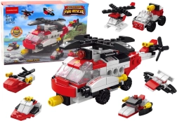 Set de construcción helicóptero 6 en 1 – kit DIY creativo, 117 piezas