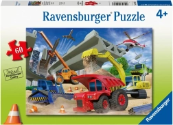 Puzzle Ravensburger Maquinaria de construcción 60 piezas