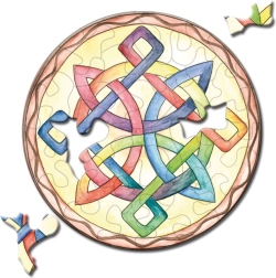 Puzzle redondo Curiosi Picoli Nudo 33 piezas