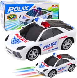 Coche de policía interactivo con luces y sonidos