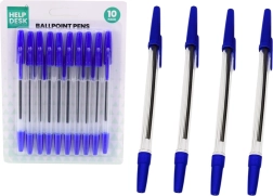 Juego de bolígrafos clásicos azules (10 uds.)