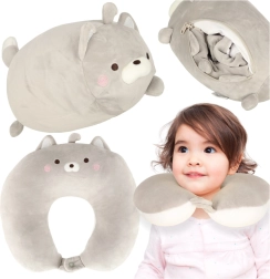 Mágica almohada de viaje 2 en 1 roscón mascota gato