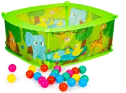 Parque infantil plegable con 50 pelotas