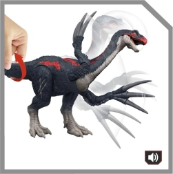 Figura JURASSIC WORLD Therizinosaurus con sonidos y ataque