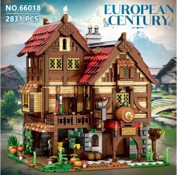 Set de construcción de una posada medieval para caballeros