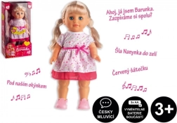 Muñeca Barunka que camina y canta en checo 42 cm
