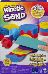 Kinetic Sand – set de herramientas arcoíris