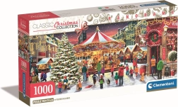 Puzzle panorámico Clementoni Pueblecito navideño de 1000 piezas