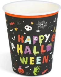 Vasos de papel Happy Halloween de 250 ml, 8 unidades