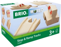 Brio stop & ramp tracks – vías terminales y rampas para tren de madera