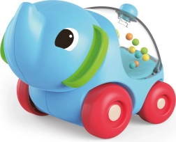 Sonajero elefante con ruedas 11 cm