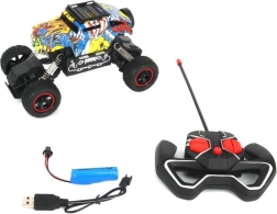 Coche todoterreno RC con efectos dinámicos