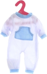 Ropa para muñeca – pelele con percha