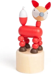 Zorritos Safari de madera con botón de presión de Bigjigs Toys