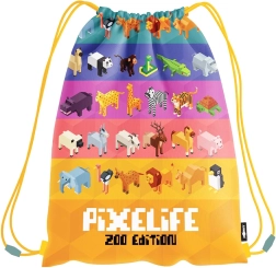 Mochila saco Pixel Zoo para niños