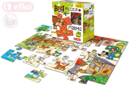 Efko baby puzzle big granja – piezas grandes 24 piezas