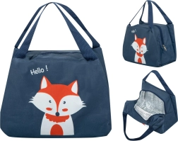 Bolsa térmica para merienda con motivo de zorro – Naranja