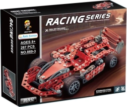 Juego de construcción metálico de fórmula, 287 piezas