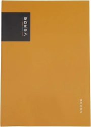 Libro de registro A4 VERDE color mostaza
