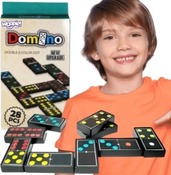 Woopie dominó – juego lógico familiar, 28 fichas