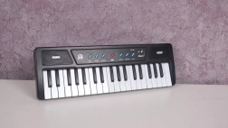 Teclado musical infantil con micrófono MQ-3720