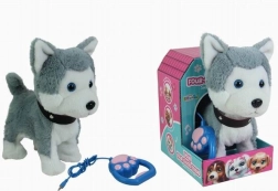 Adorable perrito de peluche interactivo con control por voz y tacto