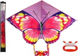 Cometa mariposa voladora de nailon 145 × 97 cm en bolsa de tela