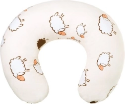 Cojín de lactancia New Baby ovejitas beige
