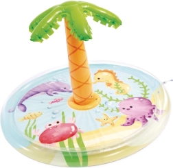 Piscina infantil hinchable con ducha 173 × 101 cm