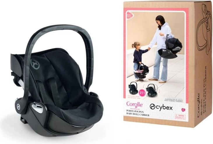 Silla de coche y moisés 2 en 1 para muñecas Cybex Black