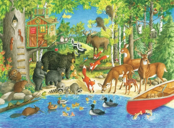 Puzzle Ravensburger Amigos del bosque XXL 200 piezas