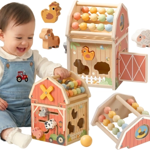 Granja de actividades de madera Montessori TOOKY TOY