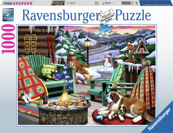 Puzzle Ravensburger Un día entero en las montañas 1000 piezas