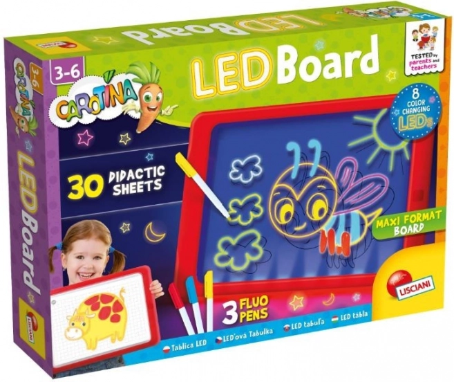 Pizarra LED luminosa CAROTINA para niños
