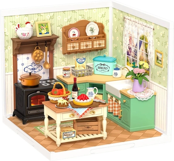 Rolife Super Creator cocina de granja – miniatura DIY con LED