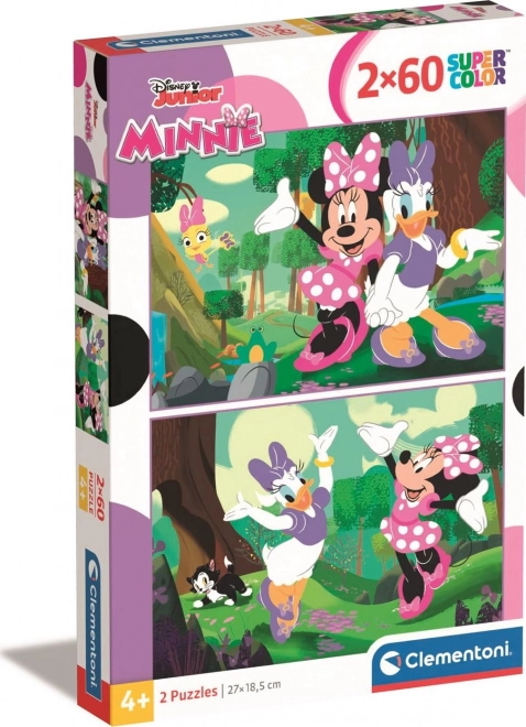 Puzle 2×60 piezas Disney Minnie