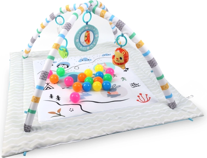 TinyMini alfombra de juego educativa 2 en 1 diversión en las montañas