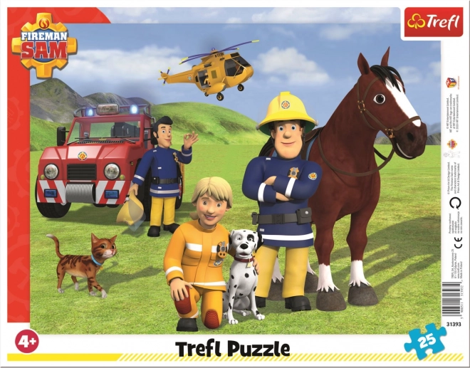 Puzzle Trefl Bombero Sam – En guardia 25 piezas