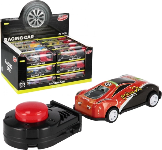 Coche de carreras con lanzador