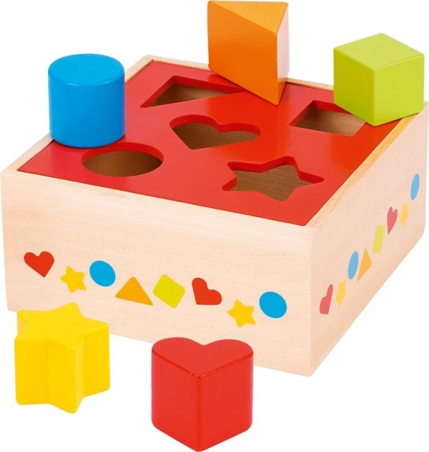 Goki caja encajable de formas – cajita clasificadora de madera para niños