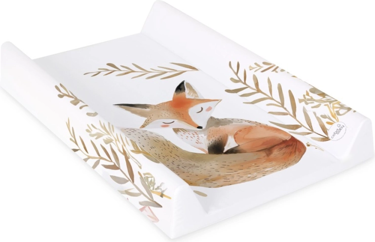 Ceba Baby cambiador con tabla rígida 50 × 70 cm Basic Red Fox