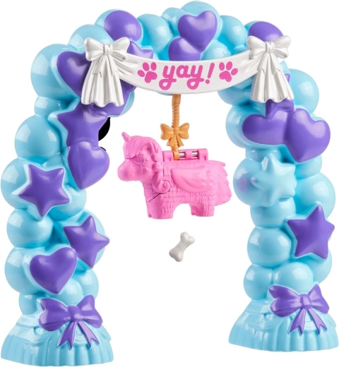 Arco de globos con piñata para un gran espectáculo