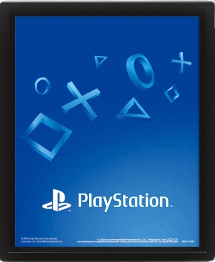 Póster lenticular 3D PlayStation