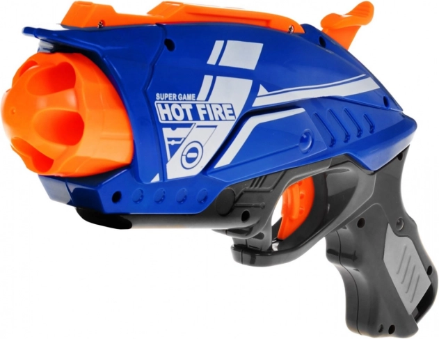 Pistola infantil para dardos de espuma BLAZE STORM Hot Fire, manual de muelle, 20 dardos