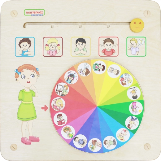 Tablero educativo de pared Masterkidz: emociones Montessori