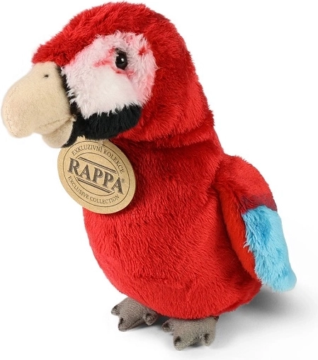 Loro guacamayo rojo de peluche Rappa de 15 cm ECO-FRIENDLY