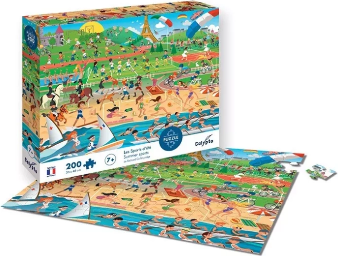 Puzzle Sentosphere deportes de verano 200 piezas