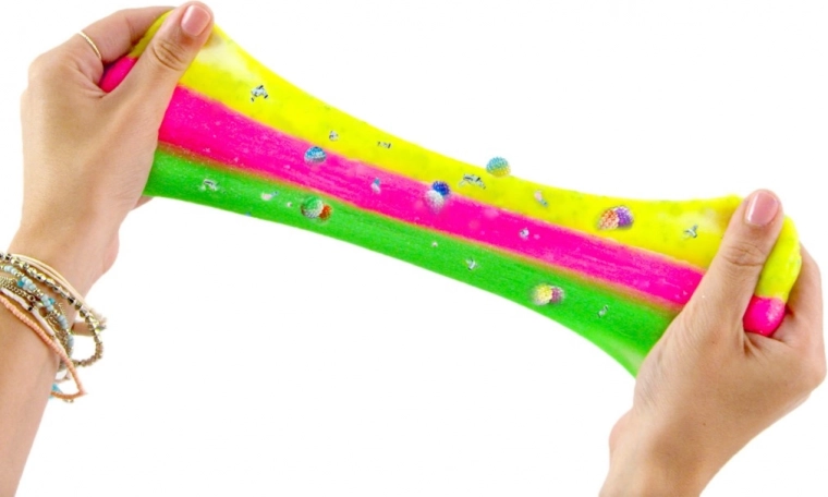 Texturas coloridas y brillantes para diversión sensorial