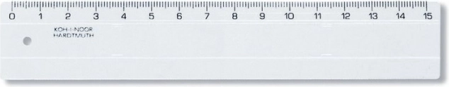 Regla transparente de 15 cm KOH-I-NOOR