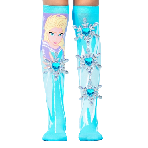 Calcetines locos hasta la rodilla con ELSA FROZEN de Madmia